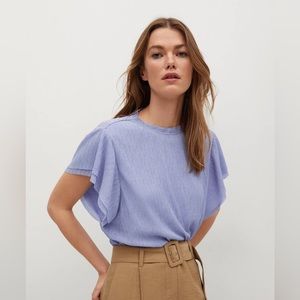 Mango plise blouse